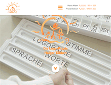 Tablet Screenshot of logopaedie-witten.de
